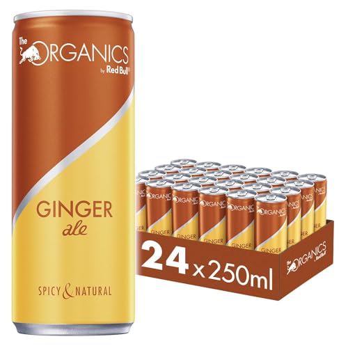 Red Bull Organics by Red Bull Ginger Ale, 24 x 250 ml, Dosen Bio Getränke 24er Palette, OHNE PFAND von Red Bull