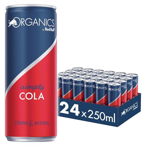 Organics by Red Bull Simply Cola, 24 x 250 ml, Dosen Bio Getränke 24er Palette, OHNE PFAND von Red Bull
