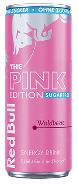 Red Bull Energy Drink The Pink Edition Sugarfree Waldbeere (Einweg) von Red Bull