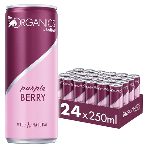 The Organics by Red Bull Purple Berry, 24 x 250 ml, Dosen Bio Getränke 24er Palette von Red Bull