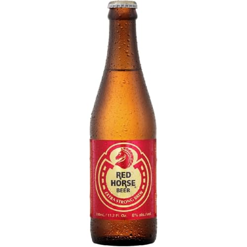 6 Flaschen Red Horse Beer extra strong Bier aus den Philippinen - 330ml 8% Alc 6 Flaschen Red Horse Beer extra strong Bier aus den Philippinen - 330ml 8% Alc von Red Horse
