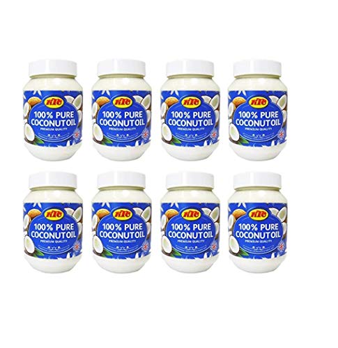 KTC 100% Pure Coconut Multipurpose Oil 500ml Jar - for Hair, Cooking, Moisturiser Use & Indian Curries - 8 Pack KTC 100% Pure Coconut Multipurpose Oil 500ml Jar - for Hair, Cooking, Moisturiser Use & Indian Curries - 8 Pack von Red Rickshaw