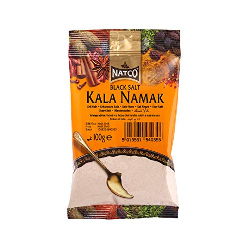 Natco Kala Namak (Black Salt) 100g von Red Rickshaw