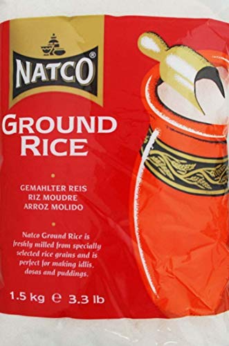 Natco gemahlener Reis | 100% natürlich | Glutenfrei (GF) | Vegetarisch | Gesundheitliche Vorteile | 1,5 kg von Red Rickshaw