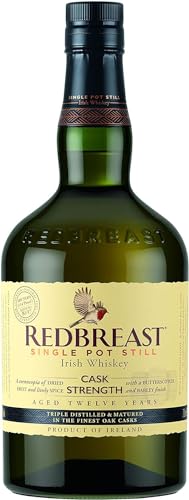 Redbreast 12 Jahre Single Pot Still Irish Whiskey – Cask Strength Single Pot Still Whiskey – 1 x 0,7 l von Redbreast