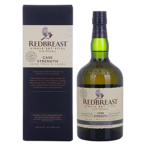 Redbreast 12 Years Old Single Pot Still Irish Whiskey CASK STRENGTH EDITION 57,6% Volume 0,7l in Geschenkbox Whisky von Redbreast