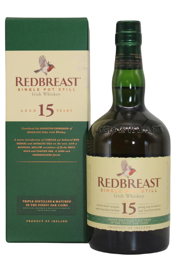 Redbreast 15 Jahre  0,7 l - Irish Single Pot Still von Redbreast