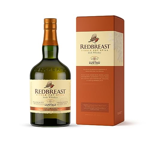 Redbreast Lustau Edition, Single Pot Still Irish Whiskey mit Sherry Finish, Gold Award Gewinner 2020, aus der Midleton Distillery in Irland, 700 ml von Redbreast
