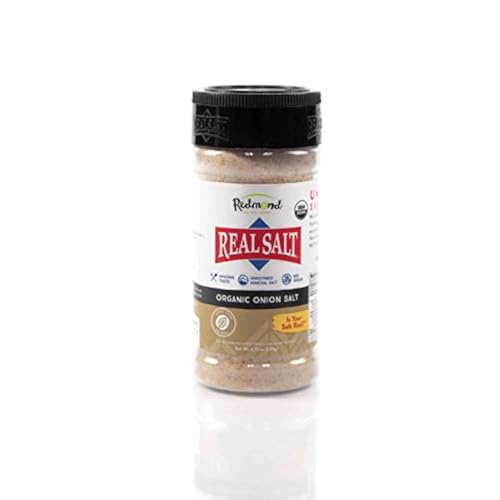 Real Salt Seasonings organic ONION Salz, 135g Streuer - natürliches Speisesalz aus einem alten Ur-Meer in Utah, kombiniert mit feiner BIO Zwiebel, reich an Mineralien Real Salt Seasonings organic ONION Salz, 135g Streuer - natürliches Speisesalz aus einem alten Ur-Meer in Utah, kombiniert mit feiner BIO Zwiebel, reich an Mineralien von Redmond