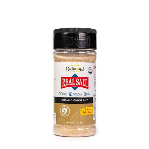 Real Salt Seasonings organic ONION Salz, 234g Streuer - natürliches Speisesalz aus einem alten Ur-Meer in Utah, kombiniert mit feiner BIO Zwiebel, reich an Mineralien Real Salt Seasonings organic ONION Salz, 234g Streuer - natürliches Speisesalz aus einem alten Ur-Meer in Utah, kombiniert mit feiner BIO Zwiebel, reich an Mineralien von Redmond