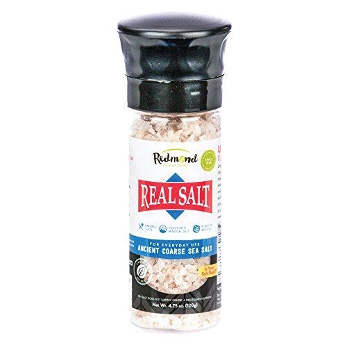 Redmond Real Meersalz – natürlich unraffiniert biologisch glutenfrei, grobes Salz mit grobem Mahlwerk Redmond Real Meersalz – natürlich unraffiniert biologisch glutenfrei, grobes Salz mit grobem Mahlwerk von Redmond