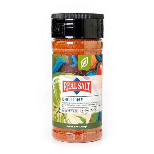 Redmond Real Salt Seasonings CHILI LIME Shaker, 160g - natürliches Gewürz Ur-Meersalz aus unberührter Salzmine in Utah Redmond Real Salt Seasonings CHILI LIME Shaker, 160g - natürliches Gewürz Ur-Meersalz aus unberührter Salzmine in Utah von Redmond