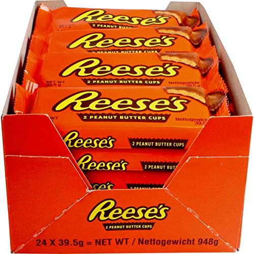 Reese's Peanut Butter Cup 2er, 24er Pack (24 x 39,5g) – Topseller und idealer Probierartikel für Reese's Einsteiger, die legendäre Ikone aus den USA. von Reese's
