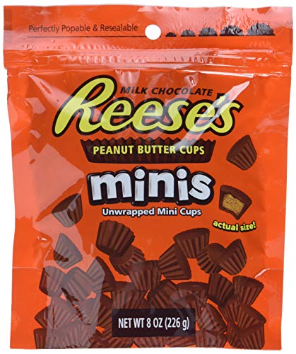 Reese Peanut Butter Cup Minis Pouch, 4er Pack (4 x 200 g) von Reese's
