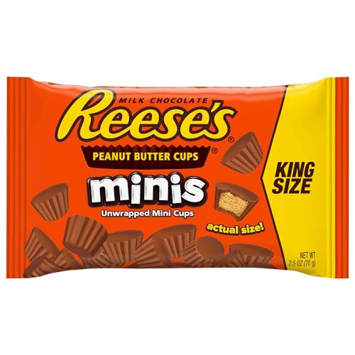 Reeses Peanut Butter Cup Minis King Size, 6 Riegel (6 x 70 g) von Reese's