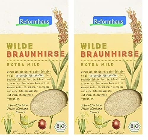 Reformhaus Braunhirse Bio, 500g (2er Pack) von Reformhaus