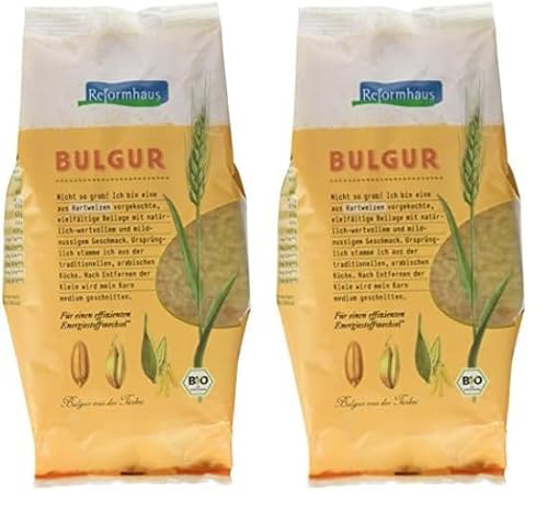 Reformhaus Bulgur aus Hartweizen Bio, 500g (Packung mit 2) von Reformhaus