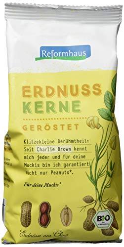 Reformhaus Erdnusskerne geröstet Bio, 6er Pack (6 x 200 g) von Reformhaus