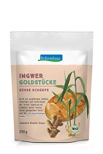 Reformhaus Ingwer Goldstücke Bio, 6er Pack (6 x 250 g) von Reformhaus