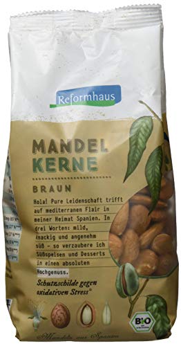 Reformhaus Mandelkerne, braun Bio, 420 g Reformhaus Mandelkerne, braun Bio, 420 g von Reformhaus
