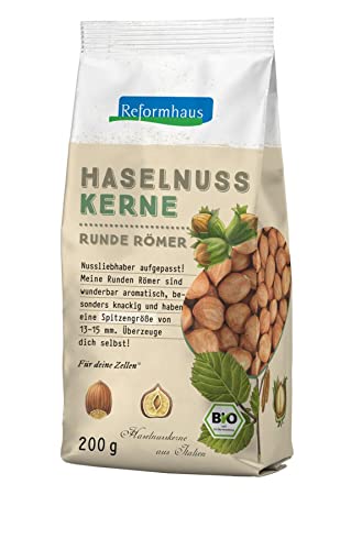 Reformhaus Runde Römer Haselnusskerne bio, 200 g von Reformhaus