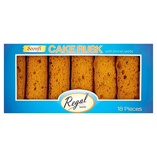 Regal Bakery Rusk Kuchen-Zwieback Soonfi - 18 Stück - 2er-Packung von Regal Bakery