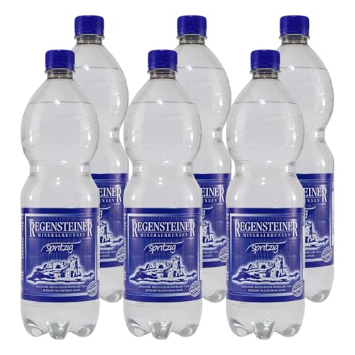 Regensteiner Mineralwasser -Spritzig- (12 x 1,0L) von Regensteiner