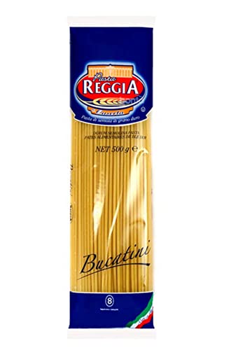 5x Pasta Reggia Bucatini N°15 Hartweizengrieß Pasta 100% Italienische Pasta Packung mit 500g von Reggia