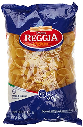 Pasta Reggia Tofe N°62 Hartweizengrieß Pasta 100% Italienische Pasta Packung mit 500g von Reggia