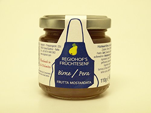 Früchtesenf Chutney Birne - Senf 110 gr. Regiohof von Regiohof