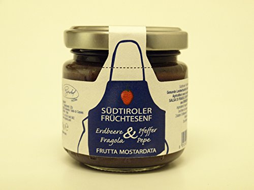Früchtesenf Chutney Erdbeere - Pfeffer 110 gr. Regiohof von Regiohof