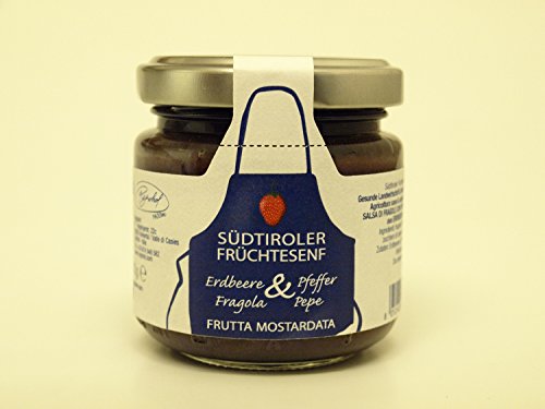 Früchtesenf Chutney Erdbeere - Pfeffer 110 gr. Regiohof von Regiohof