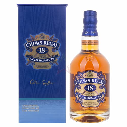 Chivas Regal 18 Years Old GOLD SIGNATURE Blended Scotch Whisky 40,00% 0,70 Liter von Regionale Edeldistillen