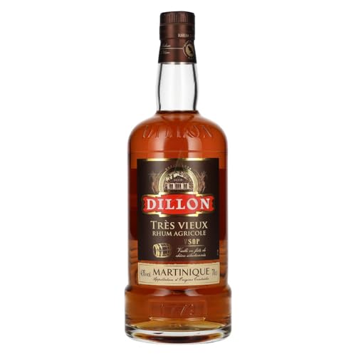 Dillon V.S.O.P. Très Vieux Rhum Agricole 43,00% 0,70 lt. von Regionale Edeldistillen