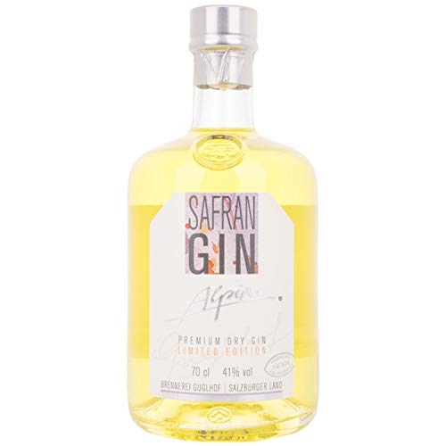 Guglhof Safran Gin Alpine Premium Dry Gin Limited Edition 41,00% 0.7 l. Guglhof Safran Gin Alpine Premium Dry Gin Limited Edition 41,00% 0.7 l. von Regionale Edeldistillen