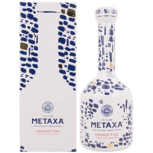 Metaxa GRANDE FINE Collector's Edition Keramikflasche + GB 40,00% 0.7 l. von Regionale Edeldistillen