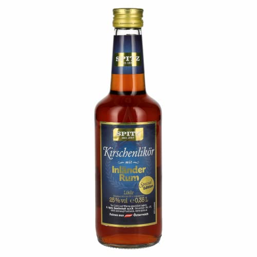 Spitz Kirschenlikör mit Inländer Rum 25,00% 0,35 Liter von Regionale Edeldistillen