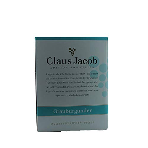 Weißwein Pfalz Grauburgunder Claus Jacob Edition Sommelier Bag in Box trocken (1x5L) von Reh Kendermann GmbH | 55411 Bingen