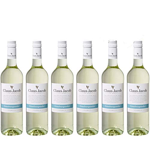 Weißwein Pfalz Grauburgunder Claus Jacob Edition Sommelier trocken 6 x 0,75L Weißwein Pfalz Grauburgunder Claus Jacob Edition Sommelier trocken 6 x 0,75L von Reh Kendermann GmbH | 55411 Bingen