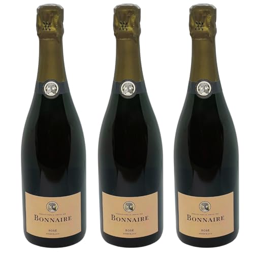 3 x Bonnaire Champagner 0,75 l 12% Rose Assemblage by Reichelts von Reichelts