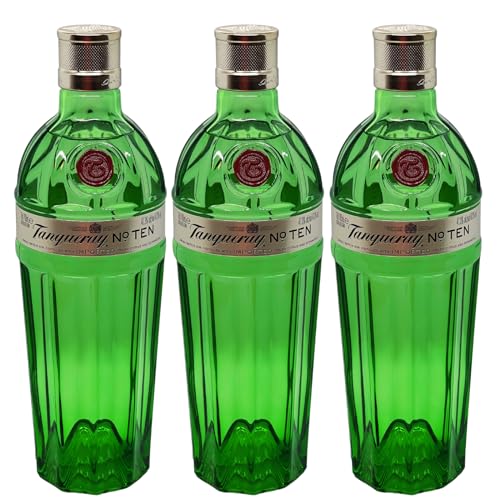 3 x Tanqueray No. Ten Gin 0,7 l 47,3% + 1 x original Tanqueray Glas GRATIS by Reichelts von Reichelts