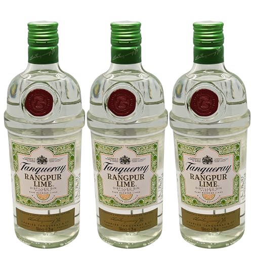 3 x Tanqueray Rangpur Lime Gin 0,7 l 41,3% + 1 x original Tanqueray Glas GRATIS by Reichelts von Reichelts