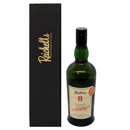 ARDBEG Islay Single Malt Scotch Whisky FOR DISCUSSION 8 Jahre 0,7 l 50,8% als Geschenkset mit Präsentbox by Reichelts von Reichelts