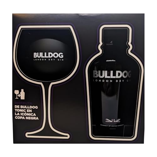Bulldog Gin 0,7 l 40% + 1 x original Bulldog Copa Glas in Geschenkverpackung als Geschenkset by Reichelts von Reichelts
