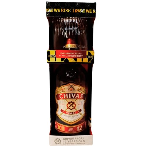 Chivas Regal 12 Jahre Blended Scotch Whisky 0,7 l 40% + 1 x original Chivas Regal Tumbler in Geschenkverpackung als Geschenkset by Reichelts von Reichelts