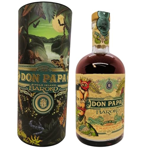 Don Papa Baroko Rum Ethereal Tube 0,7 l 40% in Geschenkverpackung by Reichelts von Reichelts