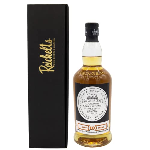 Hazelburn 10 Jahre Campbeltown Springbank Single Malt Whisky 46% 0,7 l als Geschenkset mit Präsentbox by Reichelts von Reichelts