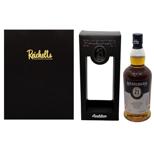 Hazelburn 21 Jahre Release 2023 Triple Distilled Campbeltown Single Malt Scotch Whisky 0,7 l 43,2% als Geschenkset mit Präsentbox by Reichelts von Reichelts