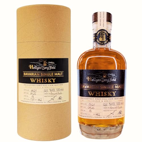 HeiligenBergFeld Cask 18 Amontillado Bavarian Single Malt Whisy 0,5 l 59,5% | Eine auf 482 Flaschen limitierte Abfüllung by Reichelts HeiligenBergFeld Cask 18 Amontillado Bavarian Single Malt Whisy 0,5 l 59,5% | Eine auf 482 Flaschen limitierte Abfüllung by Reichelts von Reichelts