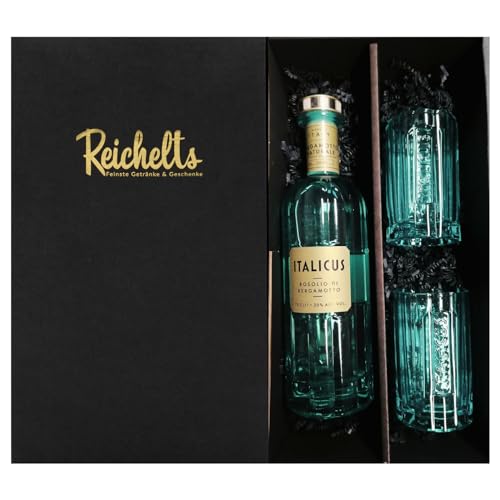 Italicus Bergamotte Likör 0,7 l 20% + 2 x original Italicus Glas als Geschenkset in Präsentbox by Reichelts von Reichelts